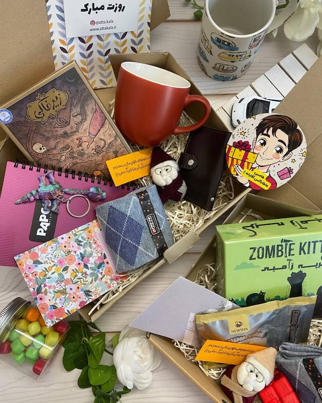 باکس هدیه عاطاباکس هامین ویژه هدیه روز پدر و روز مرد-۱۳ مدل باکس هدیه مردانه 🎁