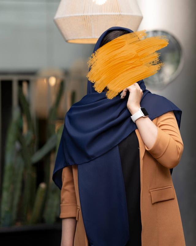  روسری وال نخ ترک قواره ۱۴۰ نخی لطیف بدون چروک