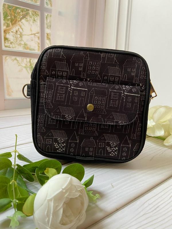  کیف دوشی سلین -کیف پارچه ای زنانه سبک، راحت و جادار برای استفاده روزمره 🎒