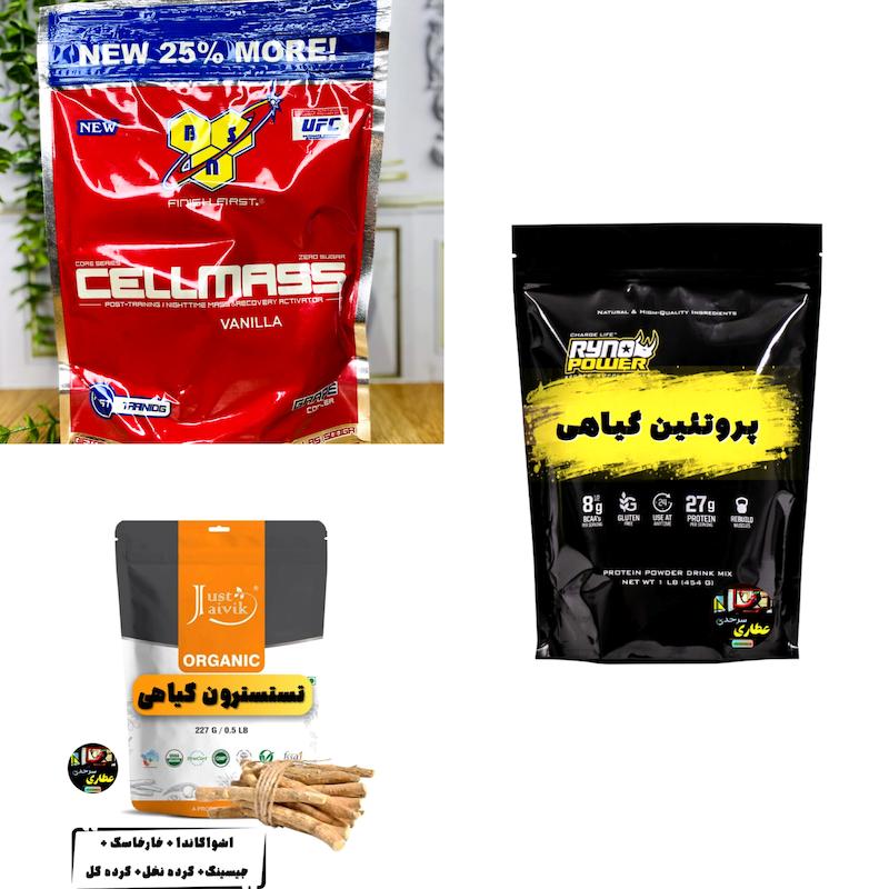 ترکیب گینر و پروتئین 