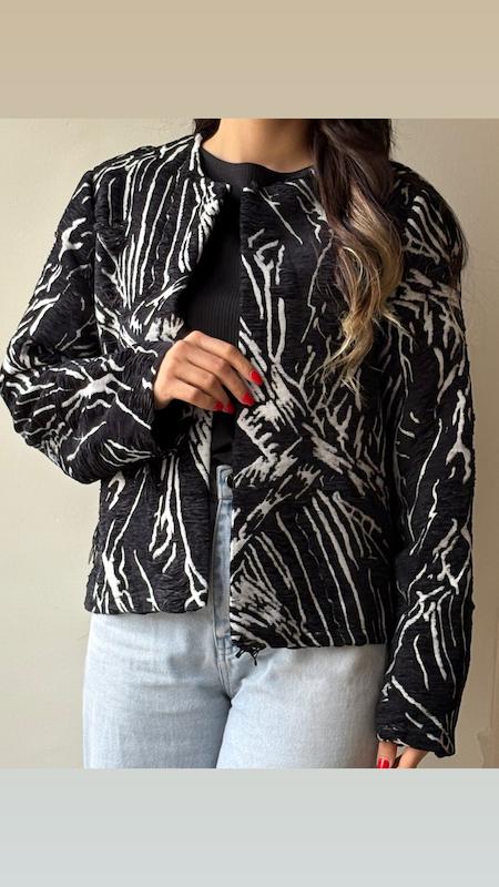 کت مخمل ژاکارد 