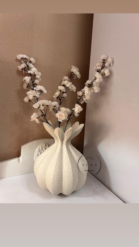 گل مصنوعی شکوفه سفید