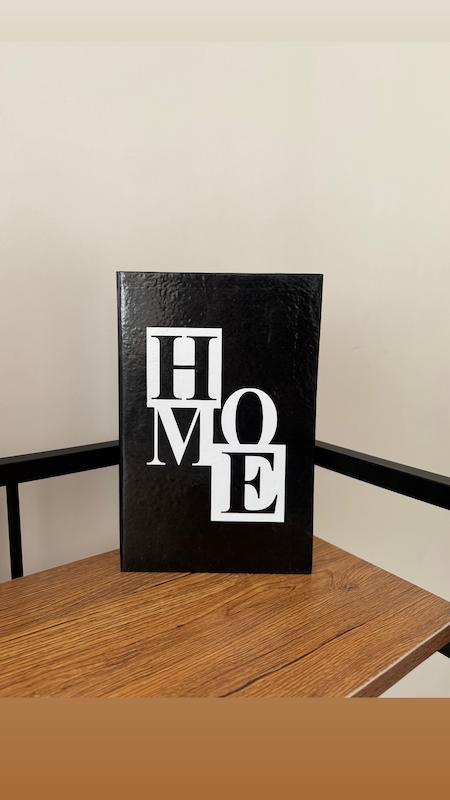 کتاب دکوراتیو هوم مشکی