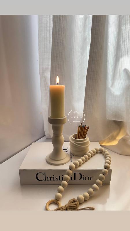 جاشمعی پایه دار