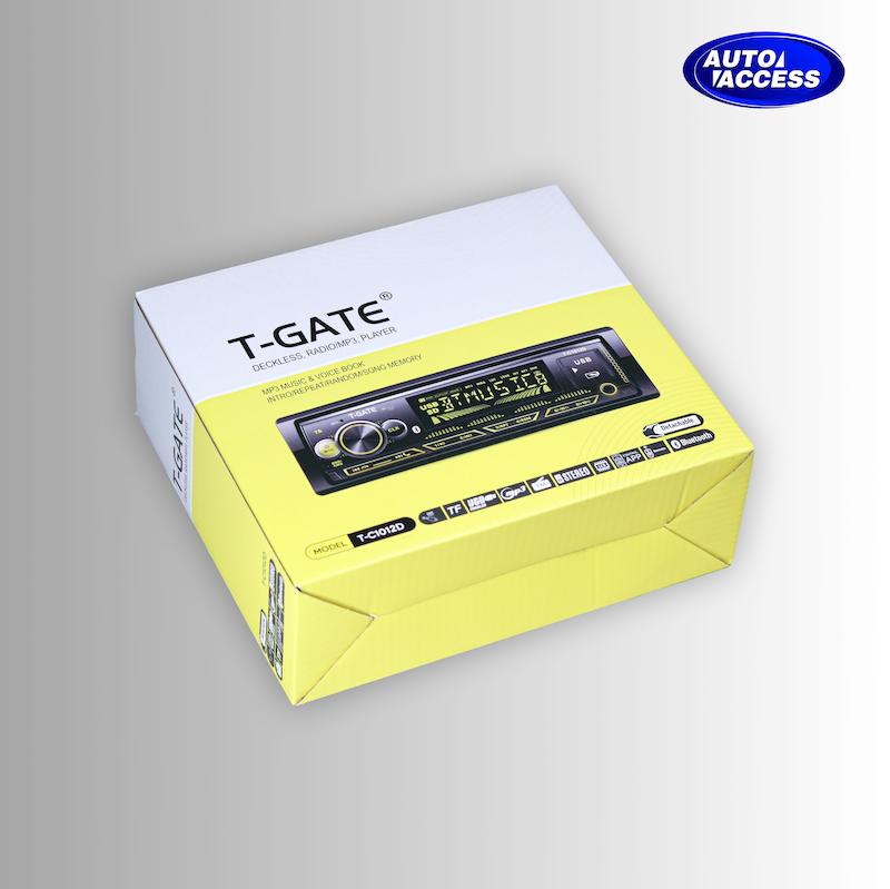ضبط خودرو Tgate با پنل جداشونده  پنل ضبط جداشونده Tgate  ضبط Tgate با ۴ خروجی آمپ و ساب  آیسی بزرگ ضبط خودرو Tgate  ضبط خودرو Tgate عرضه‌شده توسط اتواکسس