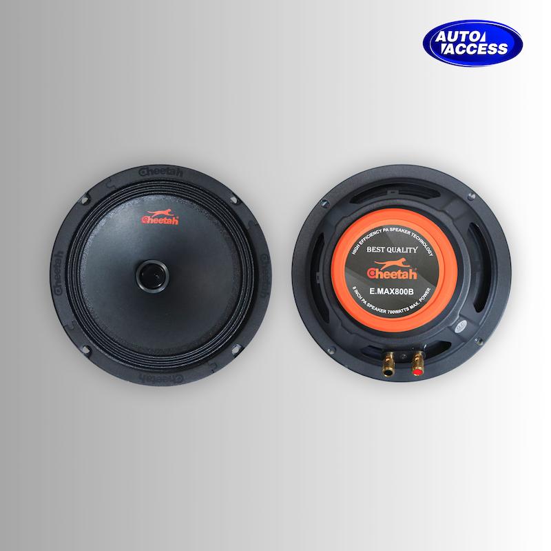 میدرنج ۸ اینچ چیتا E.MAX 800B  بلندگو میدرنج چیتا ۸ اینچ ۷۰۰ وات  اسپیکر خودرو چیتا مدل 800B  میدرنج حرفه‌ای ۸ اینچ Cheetah  بلندگو قدرتمند چیتا E.MAX 800B