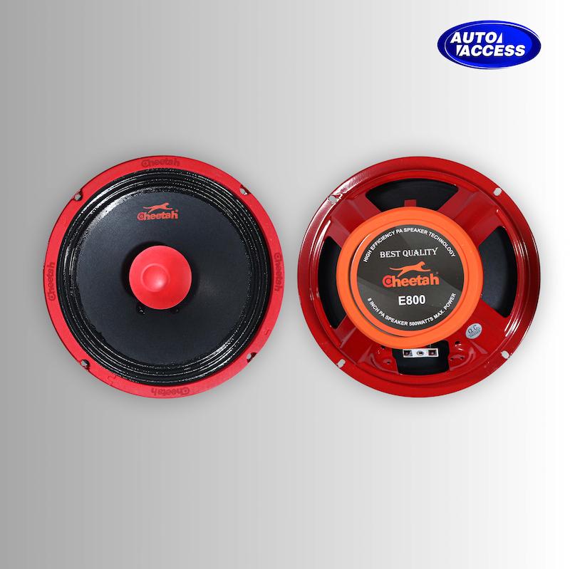 میدرنج چیتا ۸ اینچ E800  اسپیکر خودرو چیتا مدل E800  بلندگو میدرنج ۴۲۰ وات RMS چیتا  میدرنج حرفه‌ای ۸ اینچ چیتا  بلندگو خودرو چیتا E800