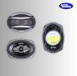 باند خودرو T-Gate مدل 6991CS  اسپیکر 6×9 اینچ تی‌گیت مدل 6991CS  باند T-Gate با دیافراگم مشکی و لبه لاستیکی  باند قدرتمند خودرو T-Gate مدل 6991CS روی طاقچه عقب