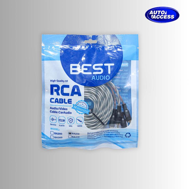 کابل RCA ریموت دار خودرو  کابل سیستم صوتی اقتصادی  کابل آمپلی‌فایر ریموت‌دار  کابل RCA قیمت مناسب