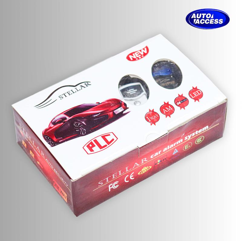 دزدگیر PLC ریموت‌دار (بدون ردیاب) | هشدار ضربه، باز شدن درب و آژیر — همراه ۲ ریموت