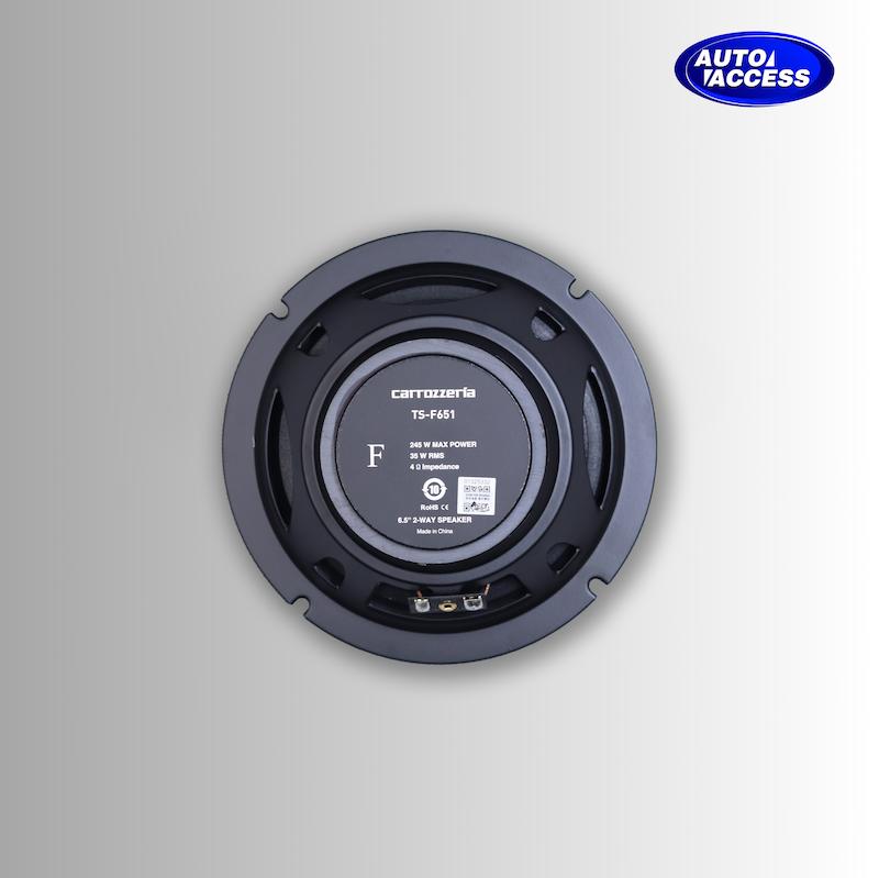 باند گرد 6.5 اینچ کاروزریا مدل TS-F651 اورجینال از اتواکسس  Carrozzeria TS-F651 دوطرفه دارای گارانتی آسان سرویس  نمای نزدیک بلندگو خودرو Carrozzeria مدل TS-F651  باند حرفه‌ای خودرو همراه گارانتی از فروشگاه اتواکسس
