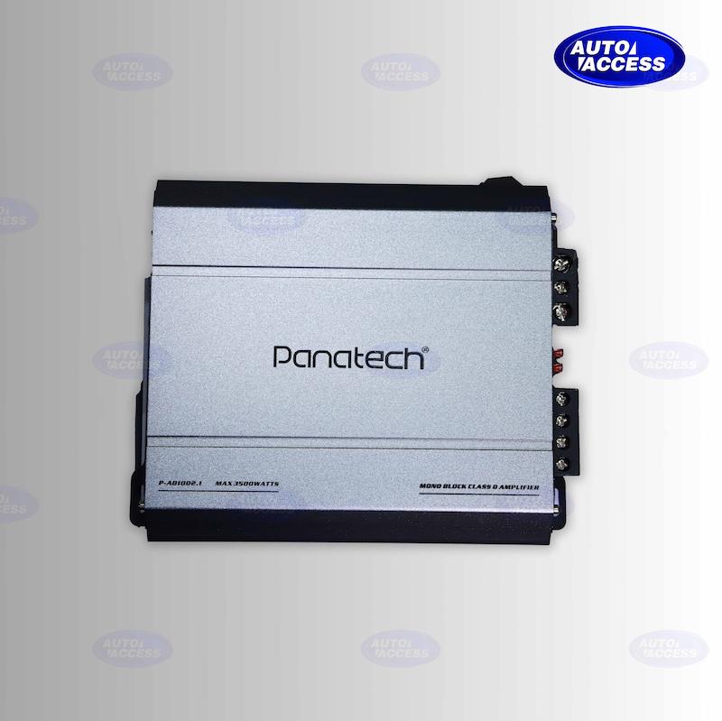 آمپلی فایر مونو پاناتک مدل P-AD1002.1 از اتواکسس آمپ مونو پاناتک با توان 3500 وات مناسب ساب خودرو نمای نزدیک آمپ پاناتک مدل P-AD1002.1 با خروجی 1000 وات RMS آمپلی فایر تک کانال پاناتک مناسب سیستم صوتی حرفه‌ای