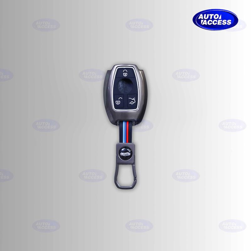 قاب ریموت فلزی طرح BMW مناسب مرسدس بنز سوئیچی از اتواکسس قاب فلزی براق سوئیچ بنز قدیمی با طراحی لاکچری قاب محافظ ریموت مرسدس بنز قدیمی نمای نزدیک قاب فلزی طرح BMW برای سوئیچ بنز