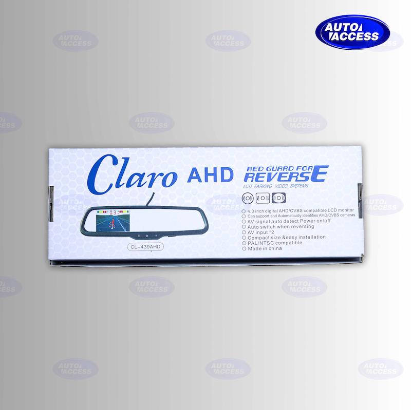 مانیتور آینه ای کلاروو CL-439 از اتواکسس آینه وسط خودرو با نمایشگر دنده عقب مانیتور آینه ای خودرو با نمایش فاصله تا مانع نمای نزدیک مانیتور کلاروو مدل CL-439