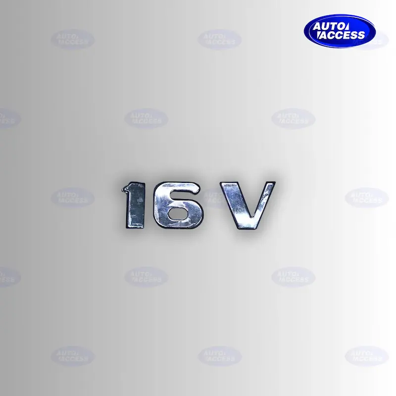 آرم 16V پژو پارس صندوق عقب لوگو 16V پژو پارس نوشته 16V عقب خودرو آرم صندوق پژو پارس 16V 16V badge Peugeot Pars