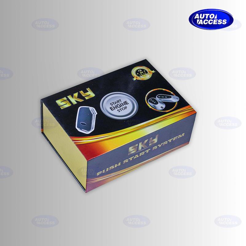 کیلس استارت اسکای هیوندای keyless start sky hyundai style کیلس استارت با ریموت فابریک استارت دکمه ای خودرو سیستم PKE خودرو
