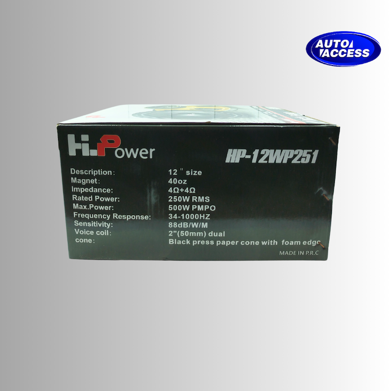 ساب‌ووفر ۱۲ اینچی های‌پاور - مدل HP-12WP251
