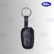 قاب ریموت چرمی هیوندای  قاب ریموت هیوندای 4 کلید  Hyundai leather key cover  قاب ریموت چرم گاوی  محافظ ریموت لوکس