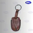 کاور ریموت سانتافه چرمی  قاب ریموت هیوندای سانتافه  Hyundai Santa Fe leather key cover  قاب ریموت چرم گاوی  محافظ ریموت خودرو