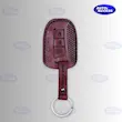 کاور ریموت سانتافه چرمی  قاب ریموت هیوندای سانتافه  Hyundai Santa Fe leather key cover  قاب ریموت چرم گاوی  محافظ ریموت خودرو
