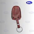 کاور ریموت سانتافه چرمی  قاب ریموت هیوندای سانتافه  Hyundai Santa Fe leather key cover  قاب ریموت چرم گاوی  محافظ ریموت خودرو