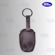کاور ریموت سانتافه چرمی  قاب ریموت هیوندای سانتافه  Hyundai Santa Fe leather key cover  قاب ریموت چرم گاوی  محافظ ریموت خودرو