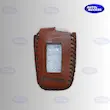 کاور ریموت PLC FM-A15 چرمی  قاب ریموت دزدگیر PLC  PLC FM-A15 leather cover  کاور ریموت چرم طبیعی  محافظ ریموت لوکس