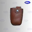کاور ریموت PLC FM-A15 چرمی  قاب ریموت دزدگیر PLC  PLC FM-A15 leather cover  کاور ریموت چرم طبیعی  محافظ ریموت لوکس