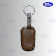کاور ریموت هیوندای 3 دکمه  قاب ریموت چرمی هیوندای  Hyundai 3 button leather cover  کاور ریموت چرم طبیعی  محافظ ریموت لوکس