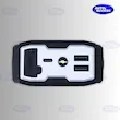 جامپ استارت Toby’s X6  جامپ استارتر خودرو با پمپ باد  jump starter air compressor x6  پاوربانک خودرو چندکاره  جامپ استارت چراغ قوه دار