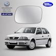 شیشه آینه بغل فولکس واگن گل  شیشه آینه فولکس گل  شیشه آینه جانبی Volkswagen Gol  شیشه آینه Volkswagen Gol  شیشه آینه بغل گل