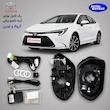 آینه تاشو برقی کرولا  پک آینه تاشو فابریک تویوتا کرولا  Toyota Corolla power folding mirror  آینه برقی تویوتا کرولا  آپشن فابریک کرولا