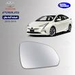 شیشه آینه بغل پریوس شیشه آینه Toyota Prius mirror glass Prius شیشه آینه خودرو پریوس شیشه آینه با گرم‌کن