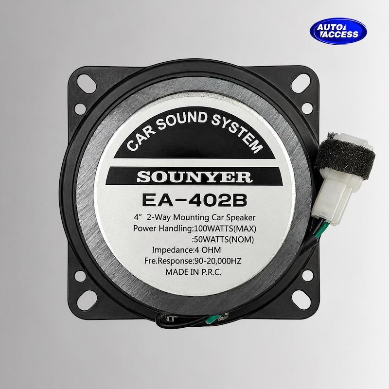 - باند سونیور EA-402B سایز ۴ اینچ تیوتر دار  - بلندگو خودرو سونیور ۴ اینچ مدل EA-402B  - باند ۴ اینچ سونیور مناسب پراید ساینا کوییک  - باند تیوتر دار سونیور EA-402B  - بلندگو فابریک ۴ اینچ خودرو سونیور
