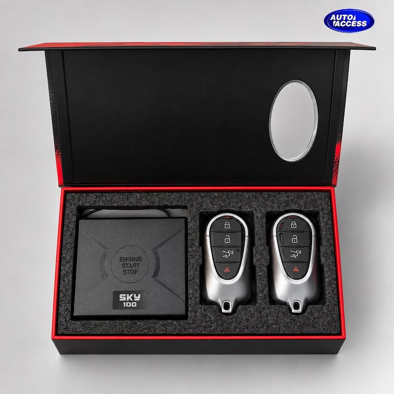 کیلس استارت فول اسکای 100 با ریموت طرح مرسدس مایباخ  ریموت طرح مرسدس مایباخ کیلس استارت Sky 100  کیلس استارت اسکای 100 دارای PKE و دزدگیر  کیلس استارت فول اسکای 100 با قابلیت استارت از راه دور