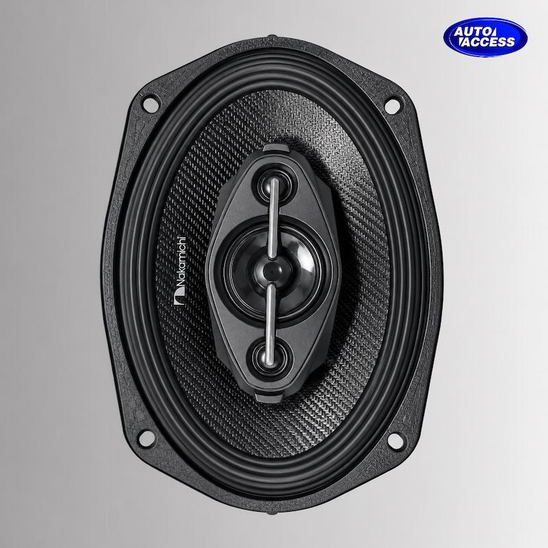 باند بیضی ناکامیچی 6919 سایز 6×9 اینچ  بلندگو خودرو Nakamichi 6919 چهارراهه 4 Way  باند ناکامیچی 6919 با توان پیک 630 وات  باند بیضی Nakamichi 6919 با توان NPower 90 وات