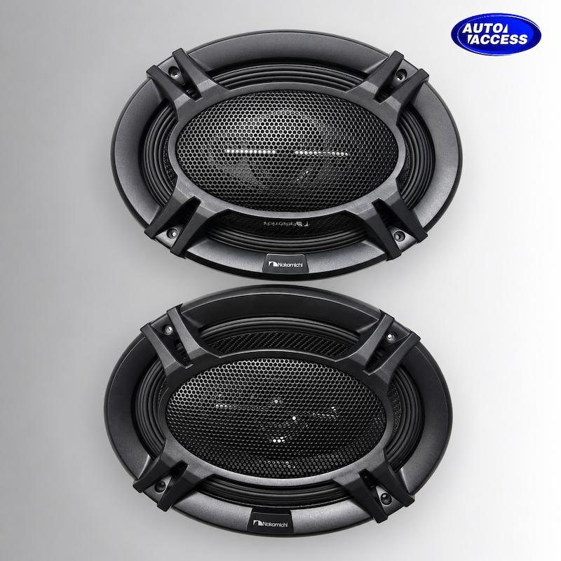 باند بیضی ناکامیچی 6919 سایز 6×9 اینچ  بلندگو خودرو Nakamichi 6919 چهارراهه 4 Way  باند ناکامیچی 6919 با توان پیک 630 وات  باند بیضی Nakamichi 6919 با توان NPower 90 وات