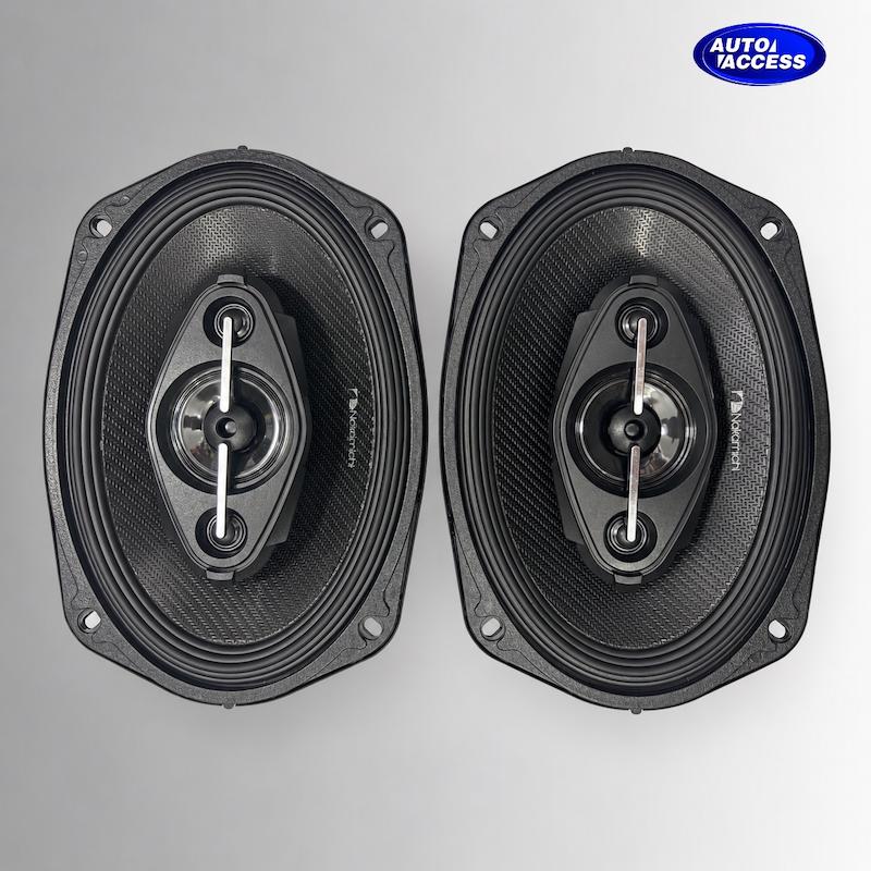 باند بیضی ناکامیچی 6919 سایز 6×9 اینچ  بلندگو خودرو Nakamichi 6919 چهارراهه 4 Way  باند ناکامیچی 6919 با توان پیک 630 وات  باند بیضی Nakamichi 6919 با توان NPower 90 وات