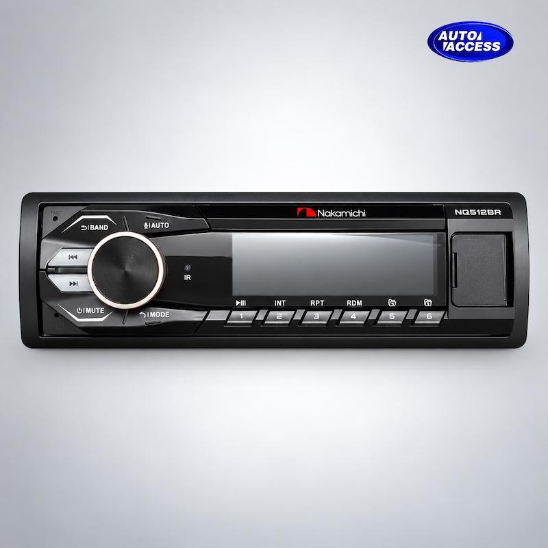 ضبط دکلس ناکامیچی مدل NQ512BR  پخش خودرو Nakamichi NQ512BR با اکولایزر ۳۲ باند  ضبط ماشین ناکامیچی NQ512BR  پنل ضبط دکلس Nakamichi NQ512BR