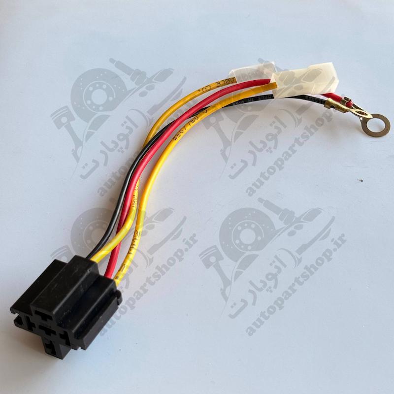 سوکت کامل رله 5 فیش با اتصالات