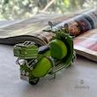 ماکت فلزی موتور وسپا  سبز