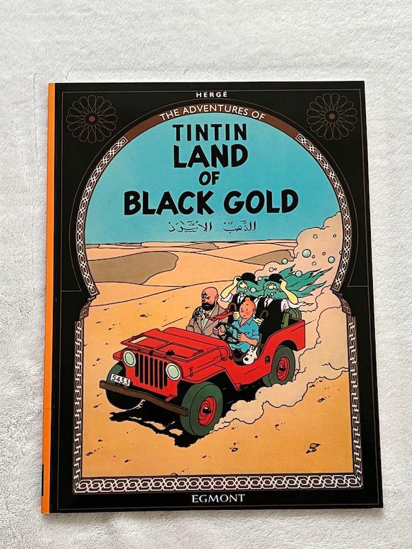 کتاب Tintin Land of Black Gold