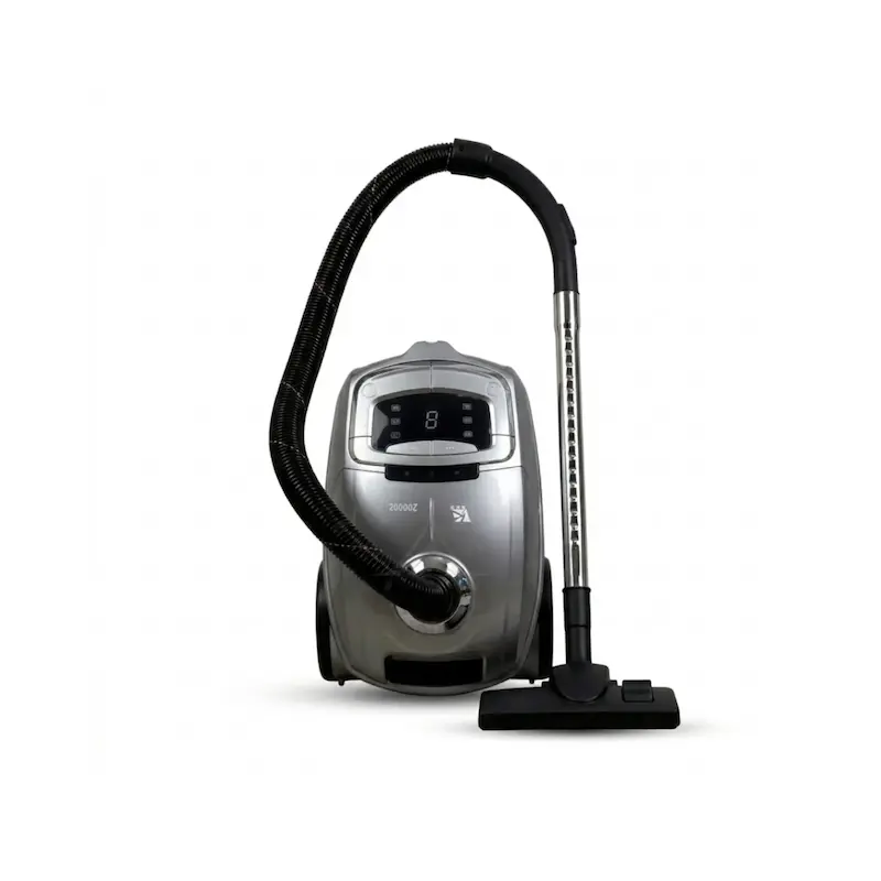 جارو برقی ام آر اس مدل LM-T6 طوسی با صفحه نمایشگر (۲۰۰۰ وات) - با ضمانت لامیرو هوم