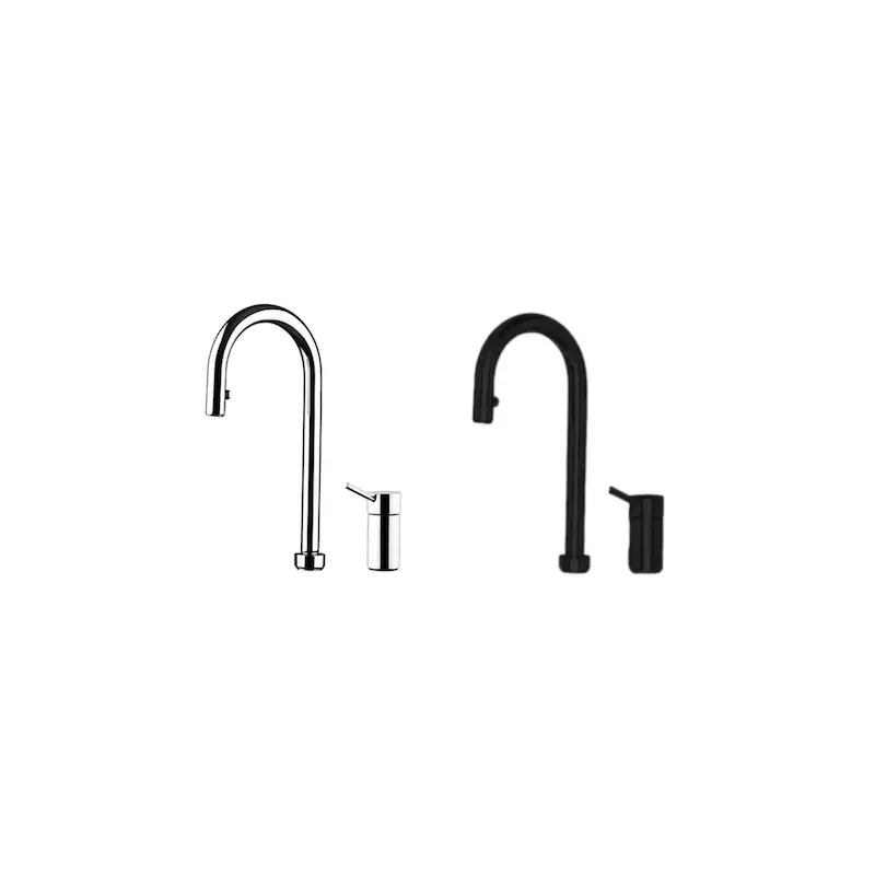 شیر ظرفشویی آشپزخانه KWC مدل شاوری IN-121C رنگ سفارشی - چراغ LED + دستگیره مجزا 