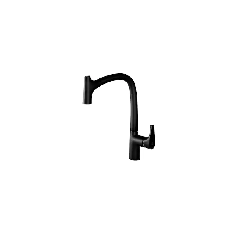 شیر ظرفشویی آشپزخانه KWC مدل CU-121B مشکی - لوکس و هوشمند (تکنولوژی نوری)