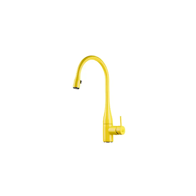 شیر ظرفشویی آشپزخانه شاوری KWC مدل EV-120Y زرد - با تکنولوژی نوری پیشرفته