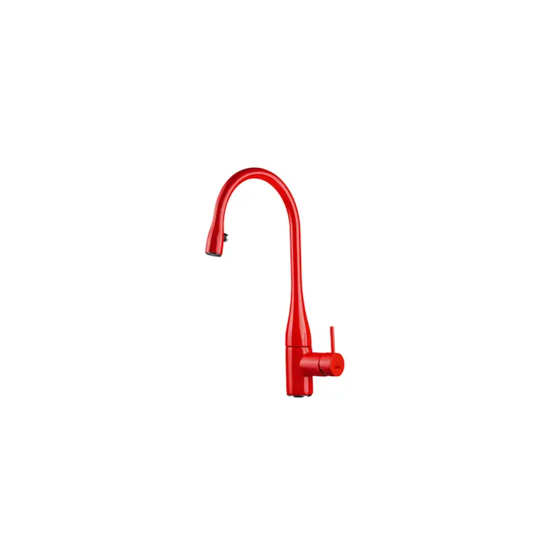 شیر ظرفشویی آشپزخانه شاوری KWC مدل EV-120R قرمز - با تکنولوژی نوری پیشرفته