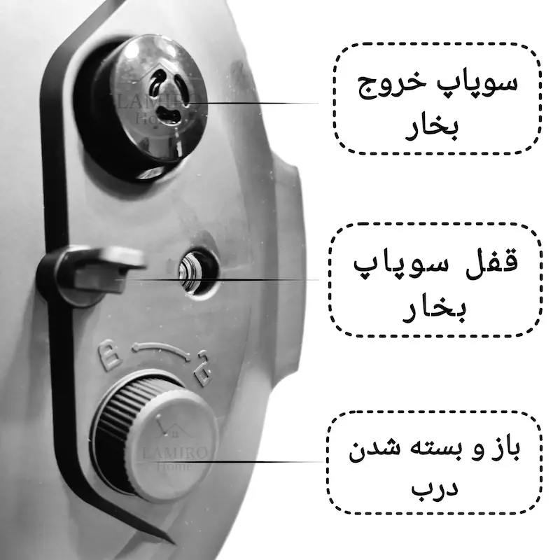مولتی کوکر مشکی AEC (پلوپز بخارپز برقی) مدل AL-702؛ دیگ گرانیتی نچسب