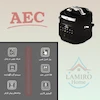 مولتی کوکر مشکی AEC (پلوپز بخارپز برقی) مدل AL-802؛ دارای 10 برنامه پخت، طراحی مدرن