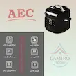 مولتی کوکر مشکی AEC (پلوپز بخارپز برقی) مدل AL-802؛ دارای 10 برنامه پخت، طراحی مدرن